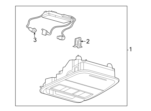 2022 Ford Mustang Mach-E Anti-Theft Components KIT - ALARM/KEYLESS LOCK SYSTE Diagram for MU5Z15604B