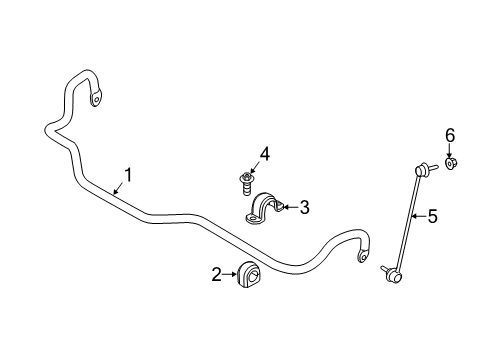 2017 BMW X3 Stabilizer Bar & Components - Front Hexagon Screw With Flange Diagram for 07119907082