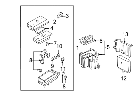 2002 Buick LeSabre Starter Starter Asm, (Remanufacture)(Pg260L) Diagram for 10465546