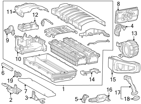 Battery Air Tube Seal Diagram for G92DB47030