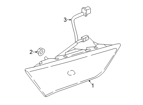 Backup Lamps Lamp Assembly-Rr Comb LH Diagram for 265555CA1B