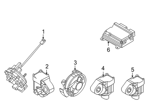Air Bag Components CONTACT ASSY-CLOCK SPRING Diagram for 93490N9140