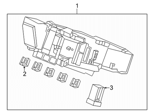 Fuse & Relay Box Assembly, Fuse Diagram for 38200TYAA01