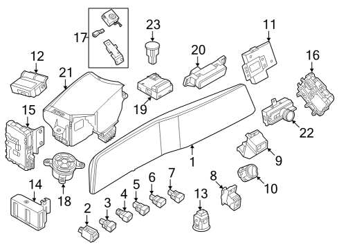 Controls - Instruments & Gauges Sensor Assy-Ambient Diagram for 277226RF0A