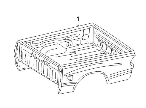 2001 Toyota Tundra Box Assembly Diagram 2 - Thumbnail