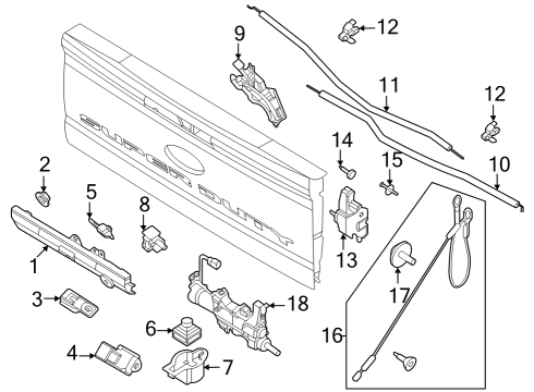 Parking Aid CAMERA - PARKING Diagram for PC3Z19G490E