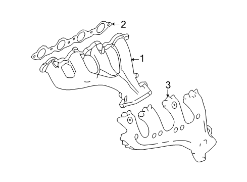 2010 Cadillac Escalade ESV Exhaust Manifold Diagram