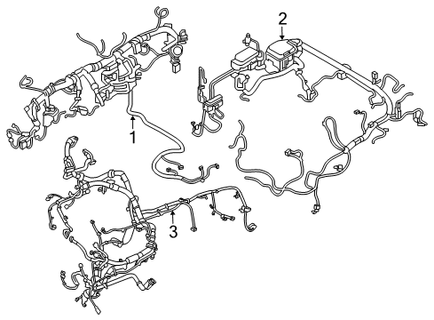 2017 Nissan Titan XD Wiring Harness Harness Assembly-EGI Diagram for 24011EZ02B