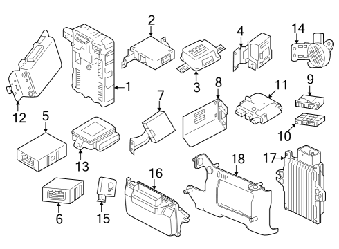 2021 Infiniti QX50 Parking Brake Switch-Electric Parking Brake Diagram for 251755NA0A