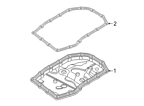 Automatic Transmission Plate-Drive Diagram for 232112M050