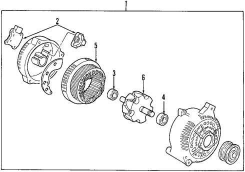 Thumbnail Alternator for 2001 Ford E-250 Econoline Alternator