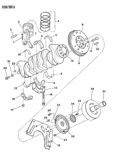 1989 Chrysler LeBaron  Converter-Assembly-Torque Diagram for 4471967