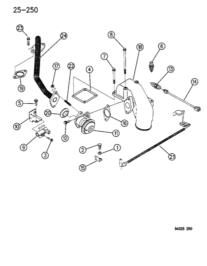 1994 Dodge Ram 3500 Cap-HEXAGON Head Diagram for 4638761