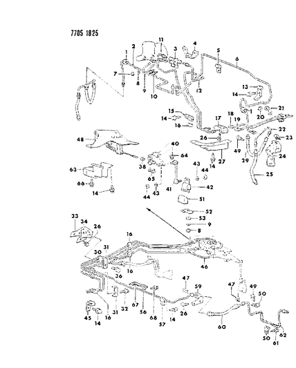 1988 Dodge Colt  Bolt Diagram for MF243653