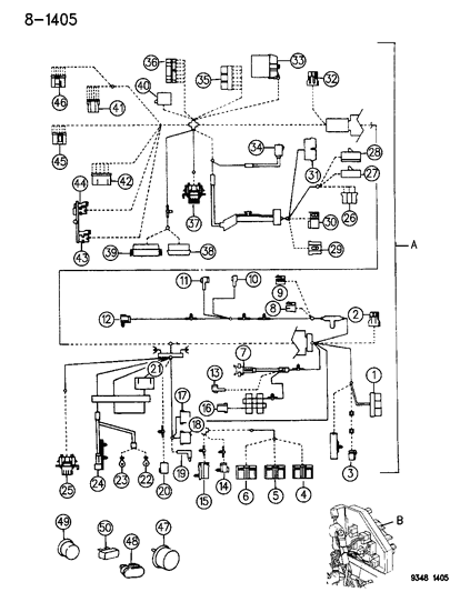 1996 Chrysler LHS Assembly - Instrument Panel Diagram for 4692070