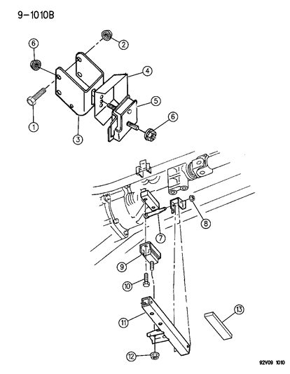 1992 Dodge Viper  Shield-Heat Diagram for 4643546