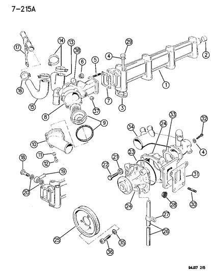 1996 Jeep Cherokee  Screw Diagram for 4720658