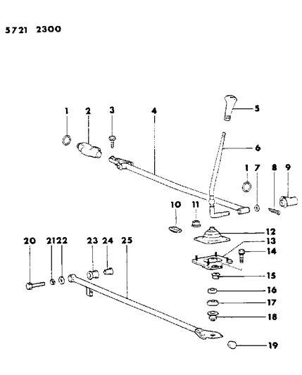 1985 Dodge Colt  Clip-SILENCER Diagram for MB157530