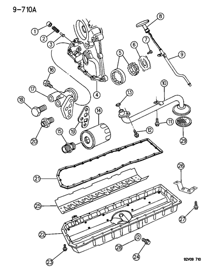 1993 Dodge Viper  Screw-HEXAGON Head Diagram for 6034583