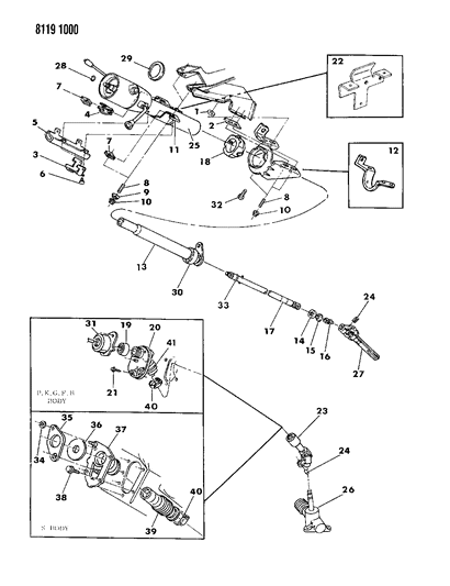1988 Chrysler LeBaron  Bolt-HEXAGON Head Diagram for 6101419