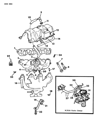 1984 Chrysler Laser  GROMMET-C/CASE Vent Valve Diagram for 3751510