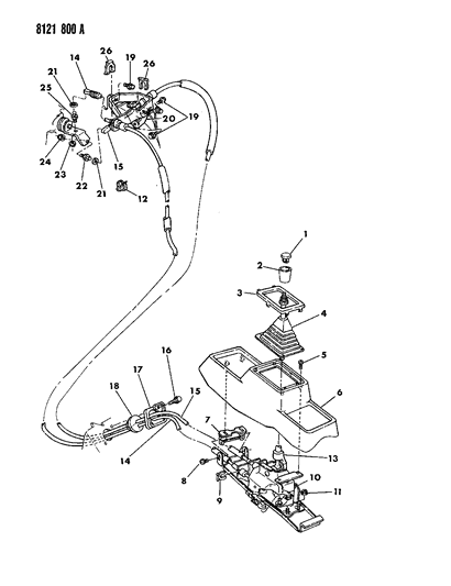 1988 Dodge Aries  Screw-HEXAGON Head Diagram for 6500776