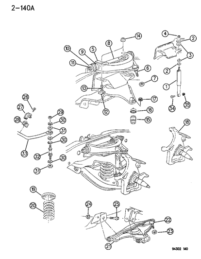 1996 Dodge Ram 2500  Bolt-HEXAGON FLANGE Head Diagram for 6502818