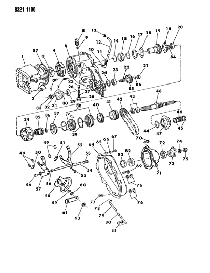 1989 Dodge D350  Washer-Planetary Carrier Diagram for 4338908