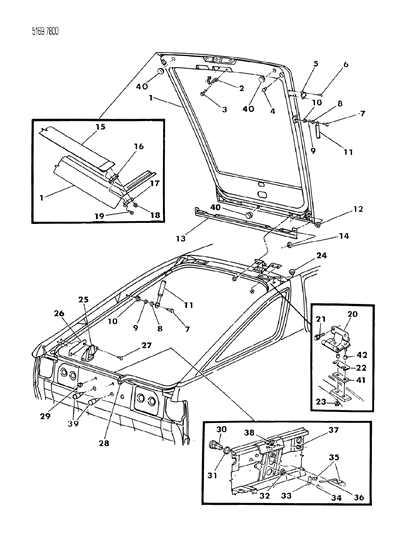 1985 Dodge Daytona Gasket-Lock Cylinder Diagram for 3695321