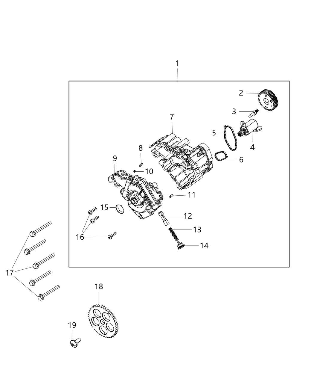 Mopar 4893614AC Pump-Engine Oil