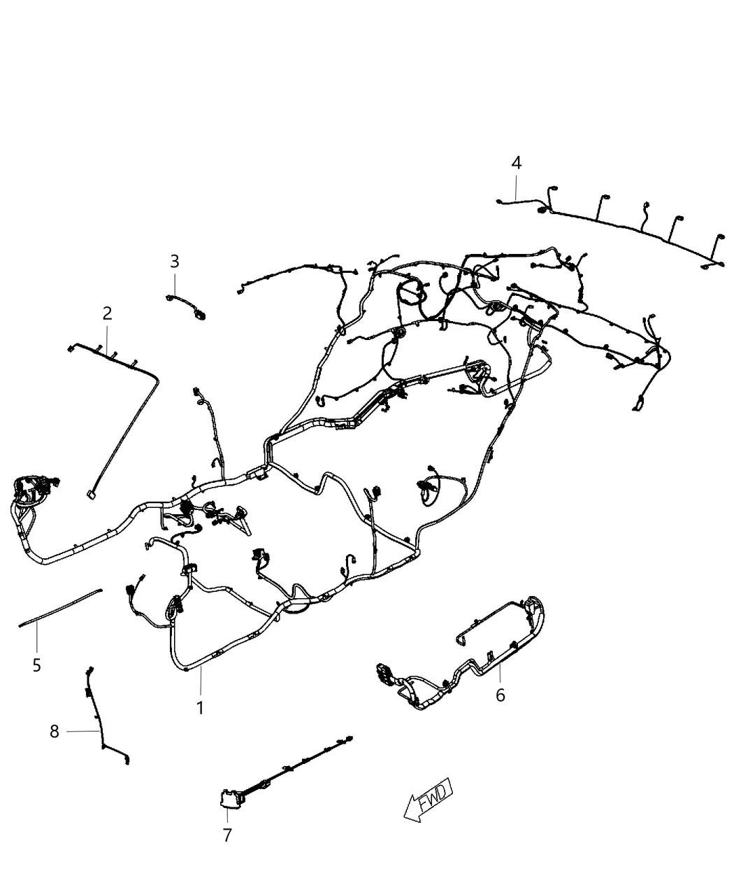 Mopar 5035264AE Wiring-Unified Body