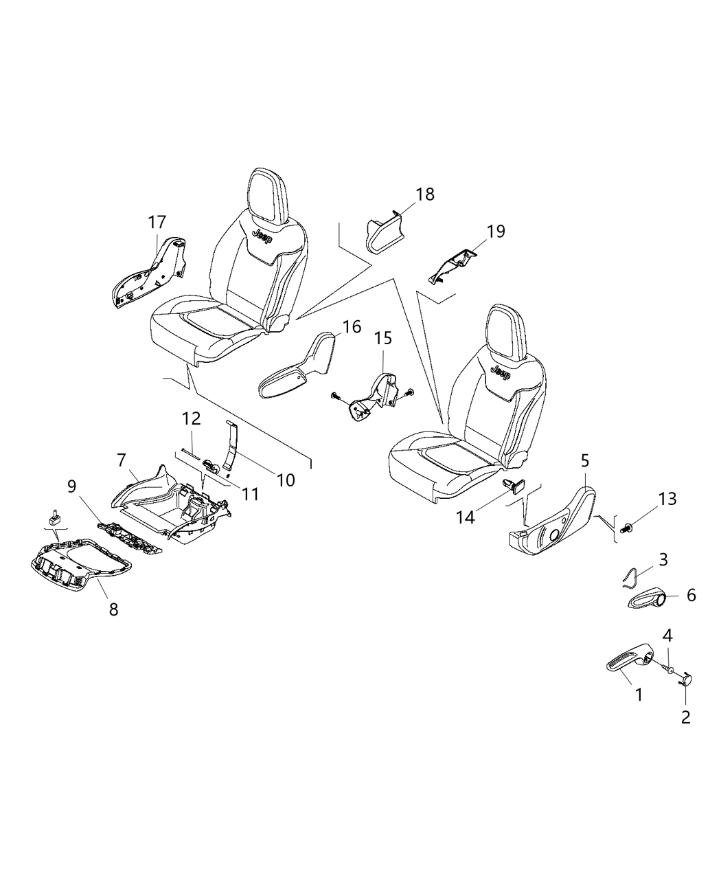 Mopar 5XE81GTVAA Shield-Seat