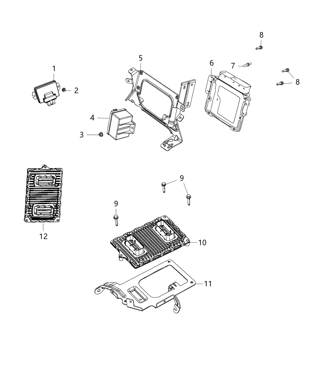 Mopar 56030361AG Module-Drive Train Control