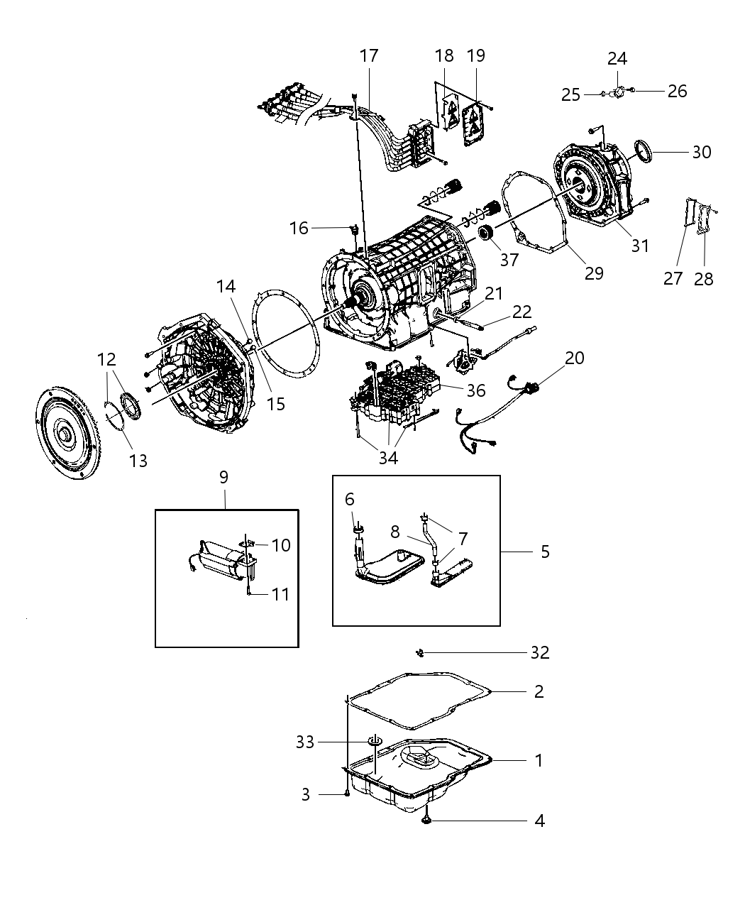 Mopar 68049494AA Seal-Auxiliary Filter