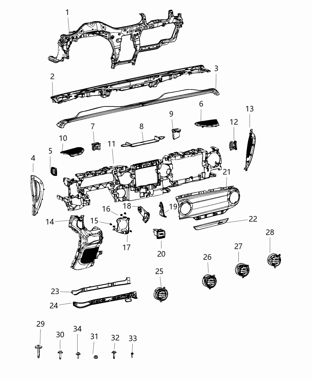 Mopar 6510857AA Screw-HEXAGON FLANGE Head