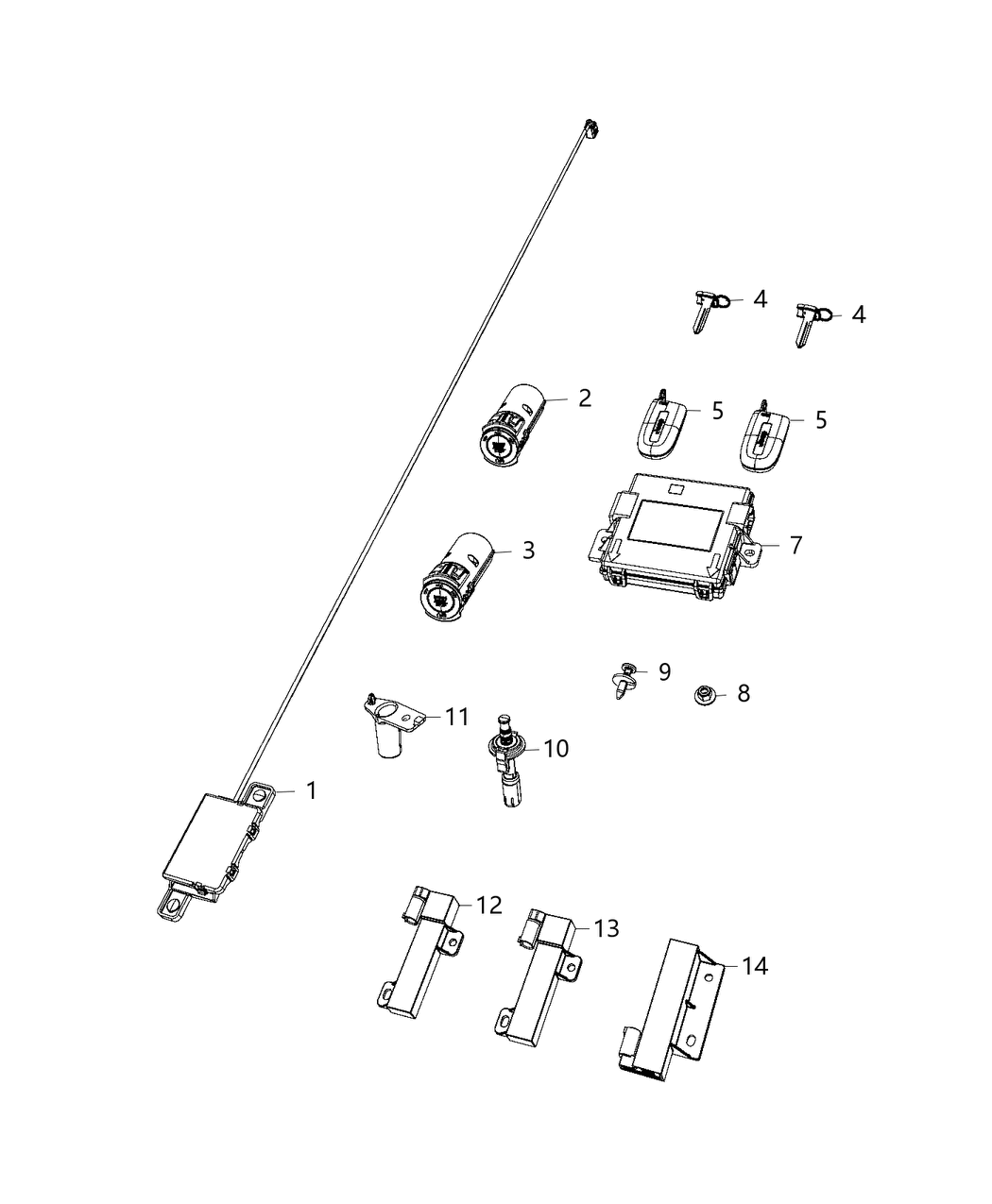 Mopar 68509803AB HUB