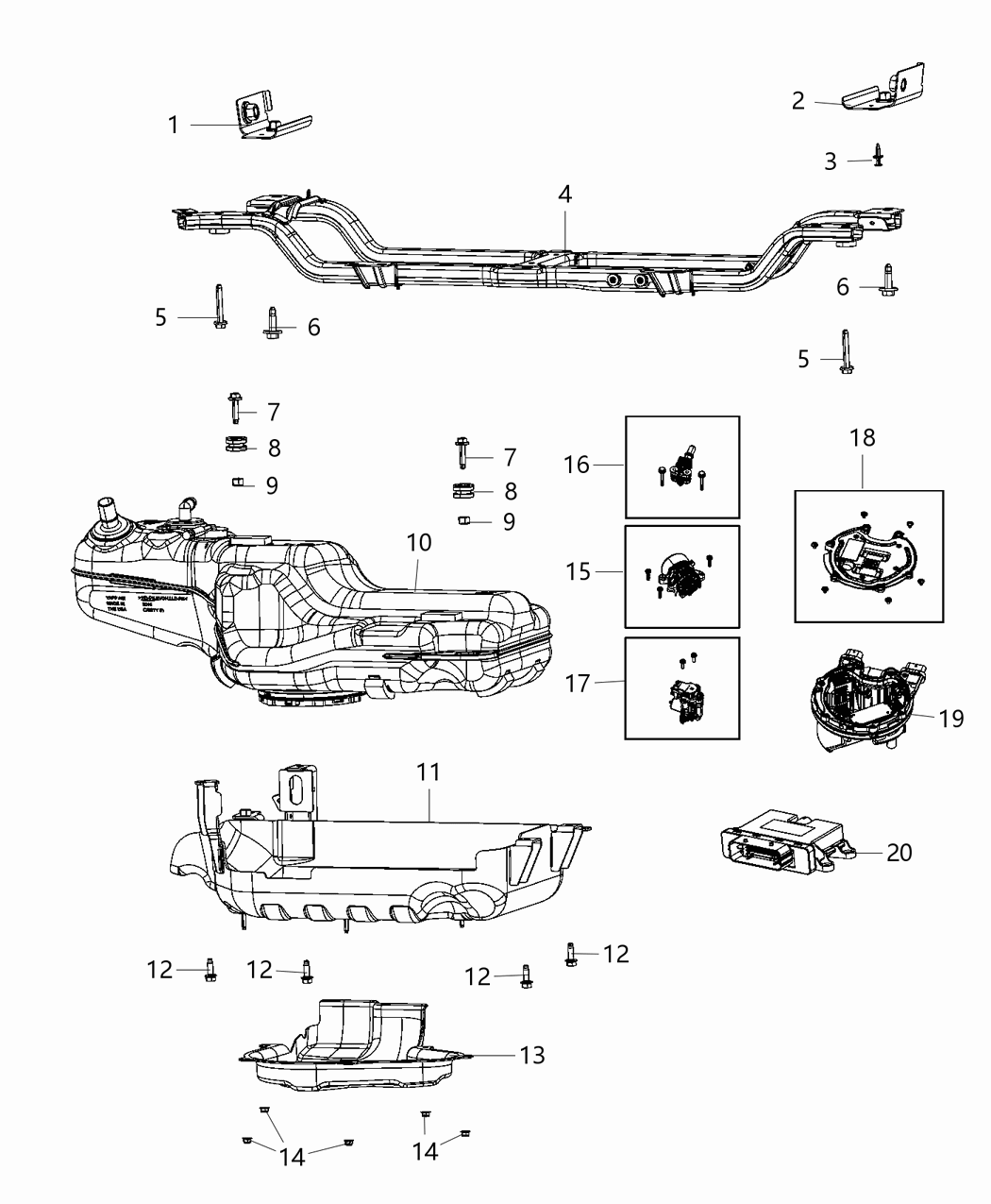 Mopar 6512121AA Bolt-HEXAGON Washer Head