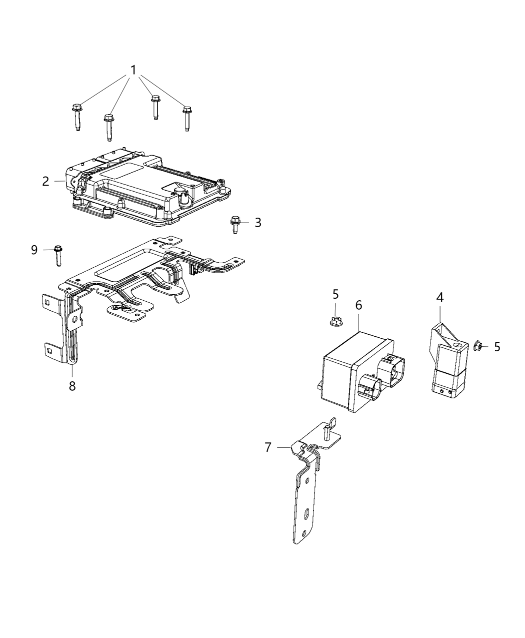Mopar 68286590AB Bracket-Module