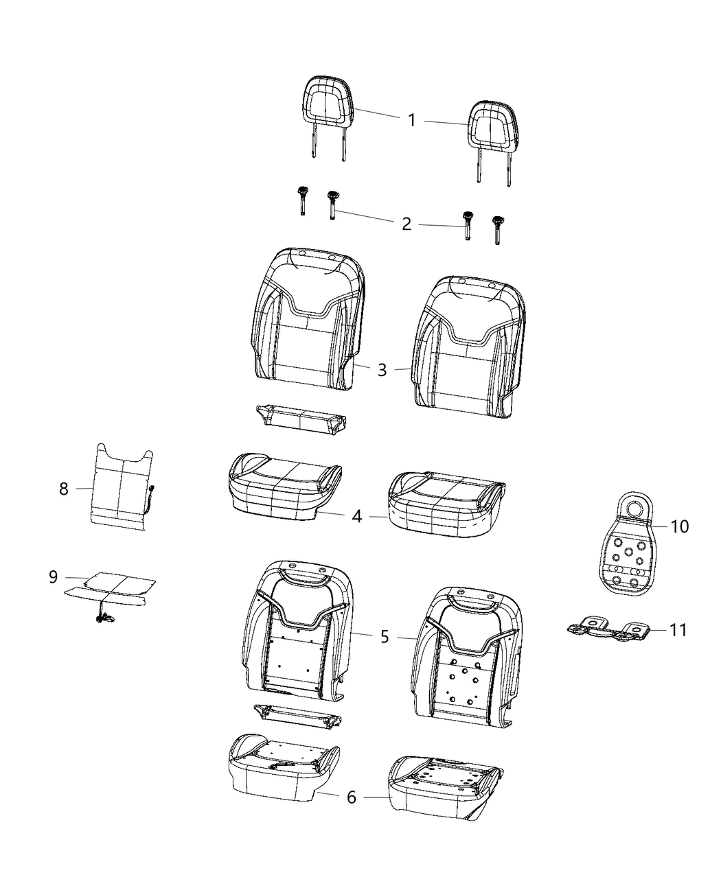 Mopar 68486180AA Module-OCCUPANT Classification