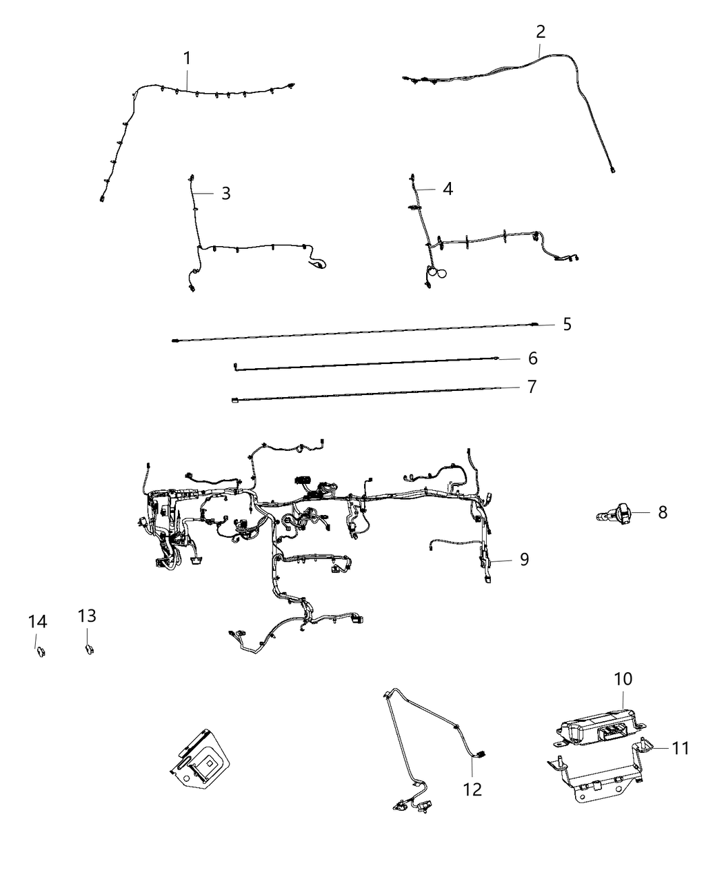 Mopar 68319578AA Wiring-Jumper