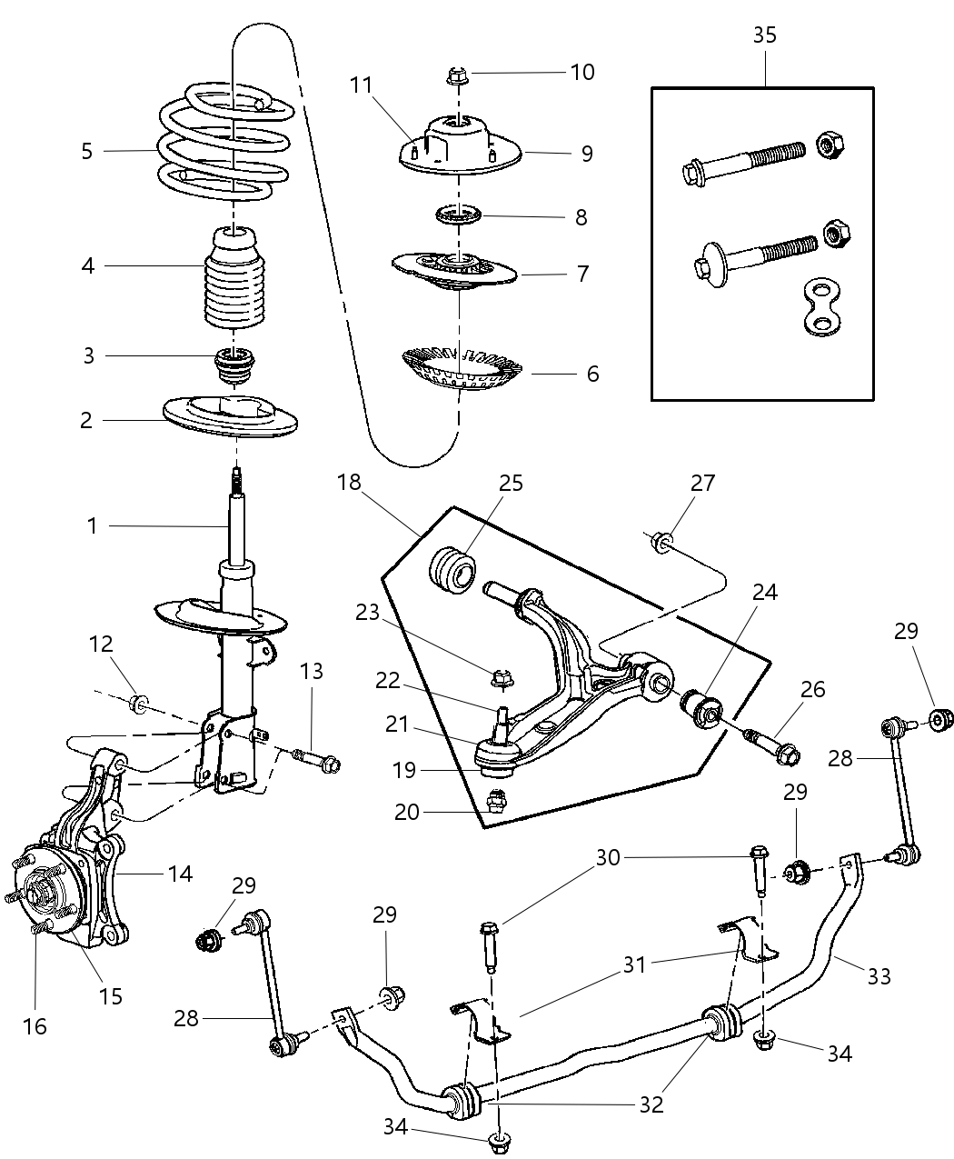 Mopar 4743376AA Suspension Control Arm