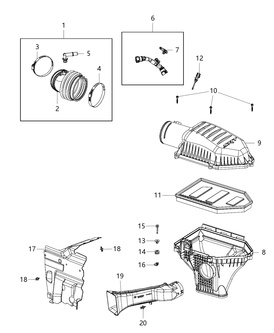 Mopar 5038851AA Sensor-Air Pressure