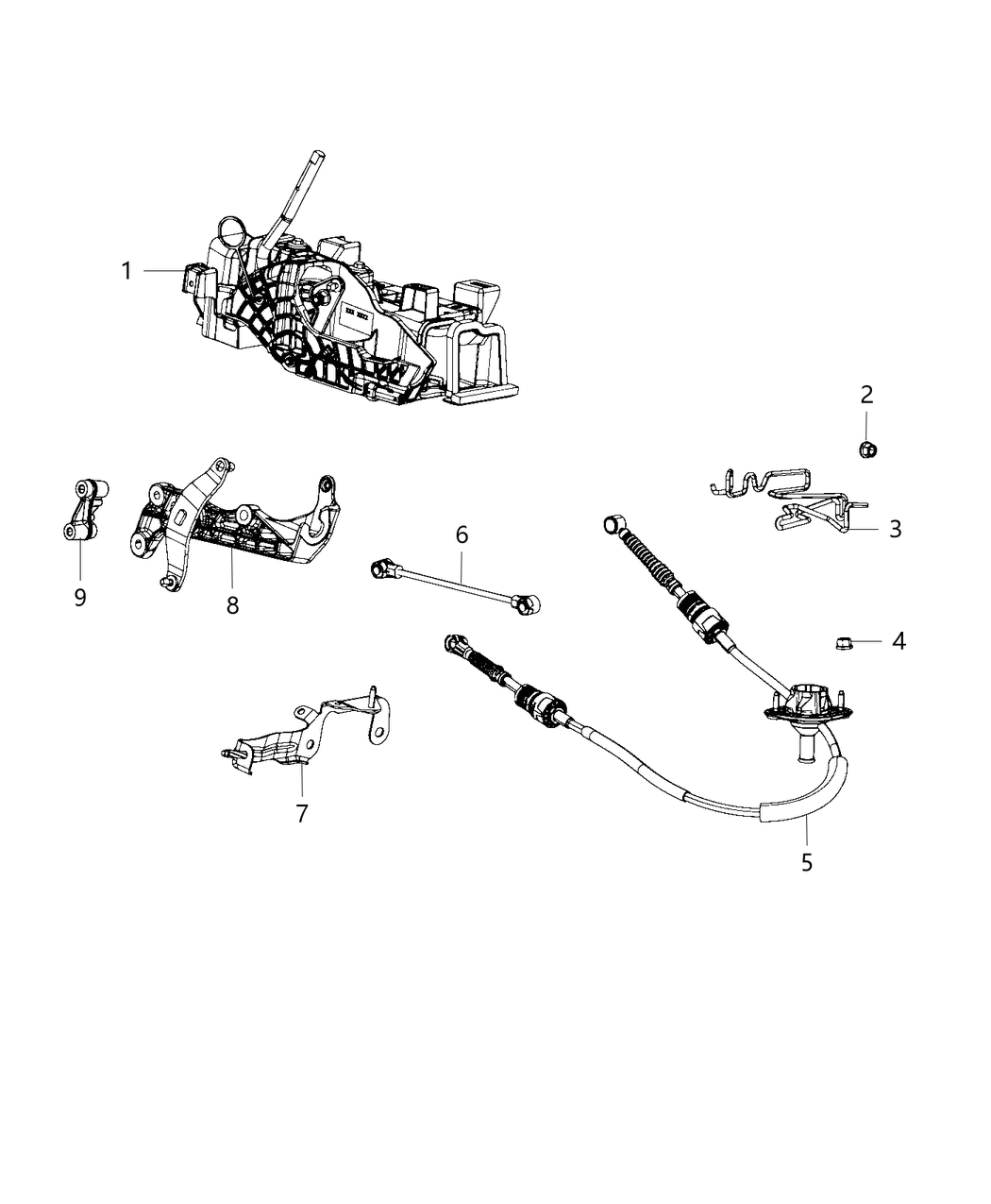 Mopar 68290752AB Bracket-Shift Cable