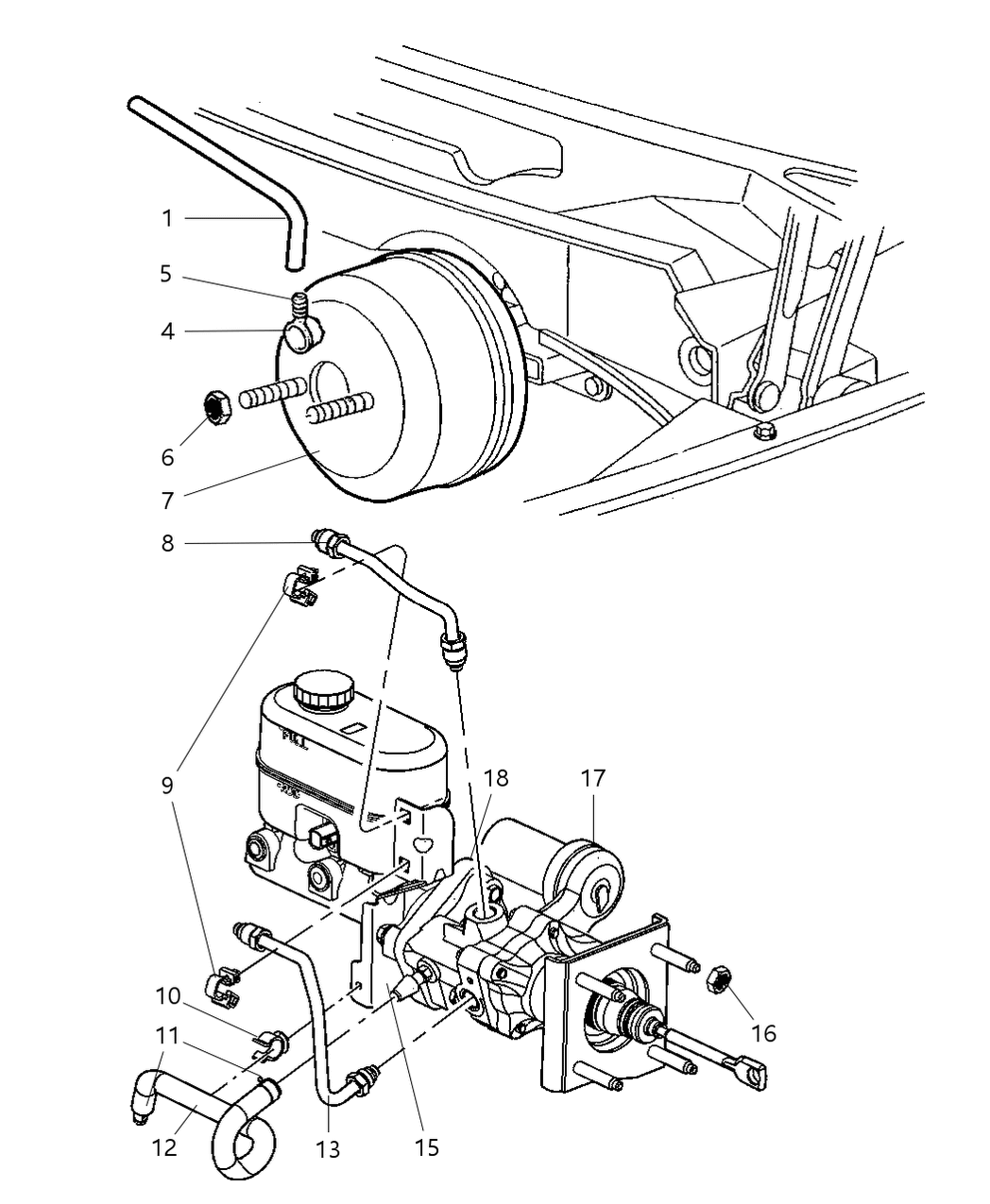 Mopar 4241618 Cap-Vacuum