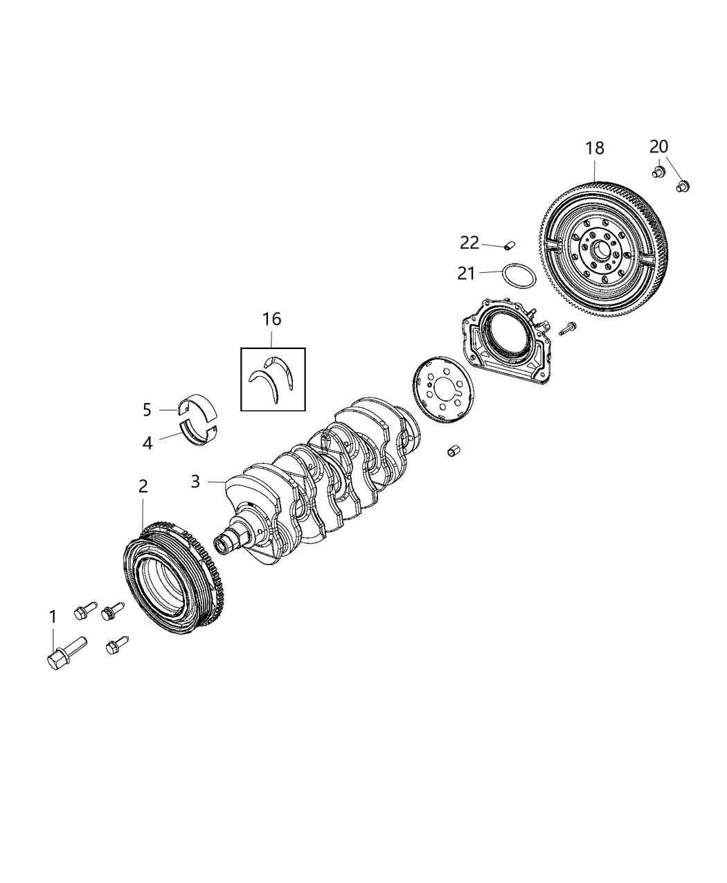 Mopar 68297361AA DOWEL Pin