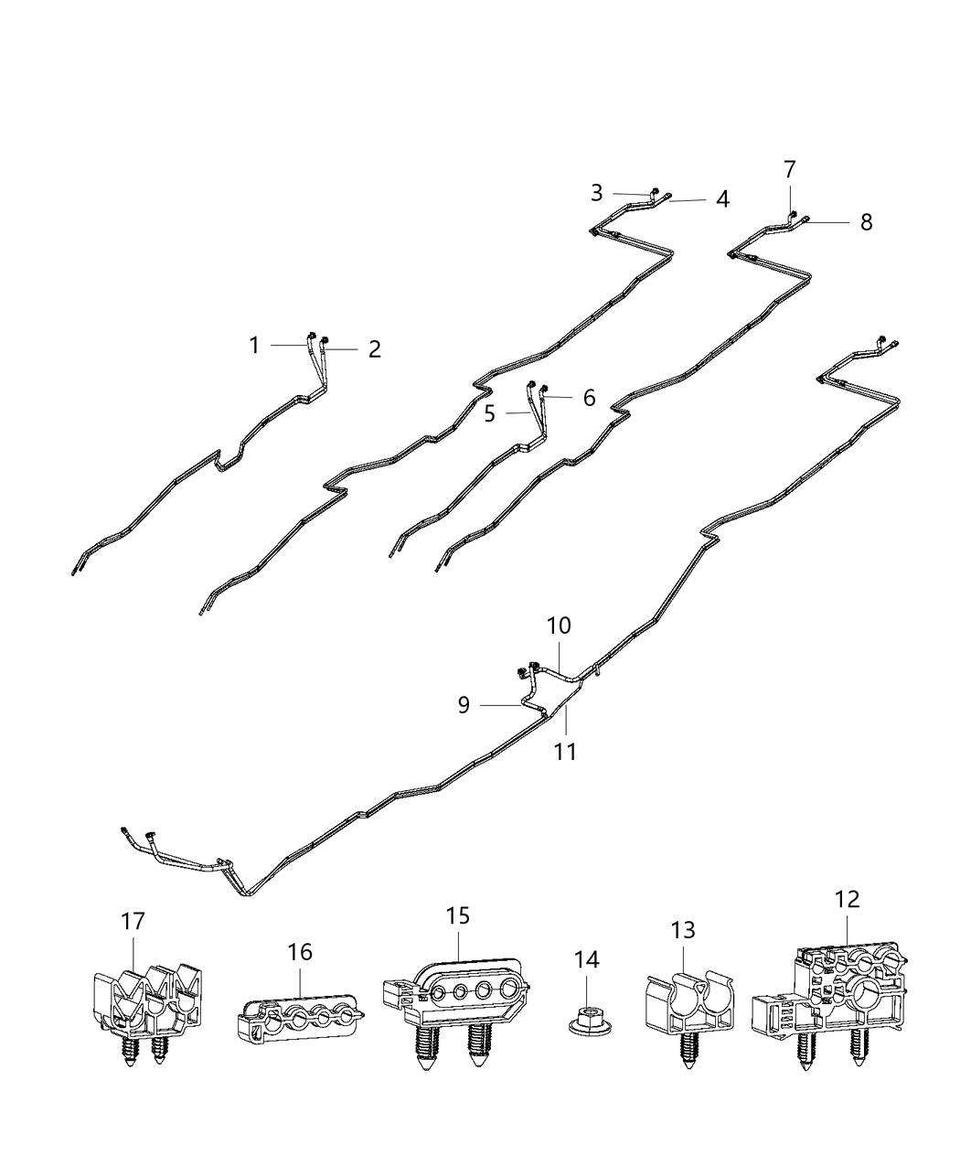 Mopar 5146897AA Tube-Fuel Supply