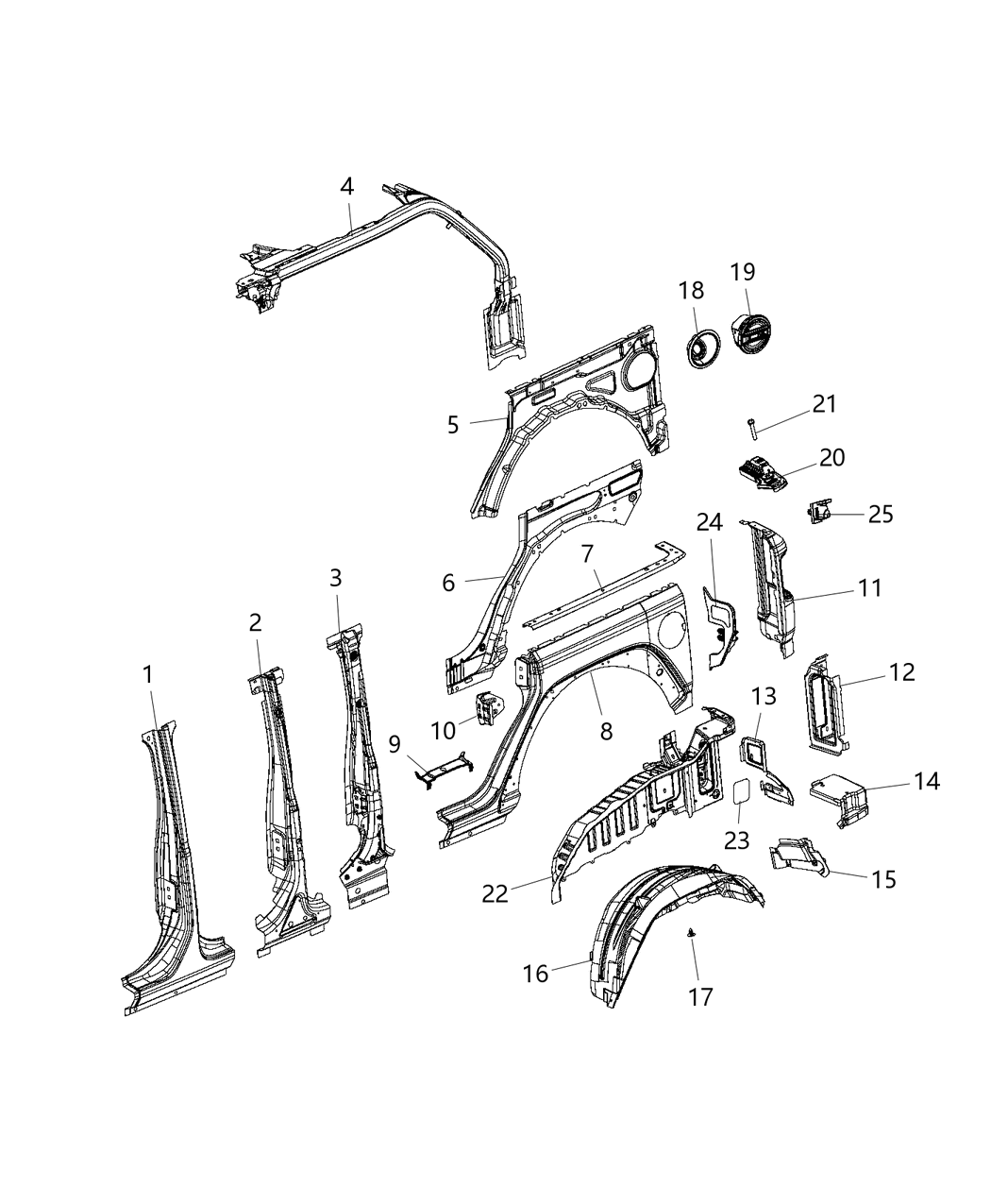 Mopar 68422143AA Body