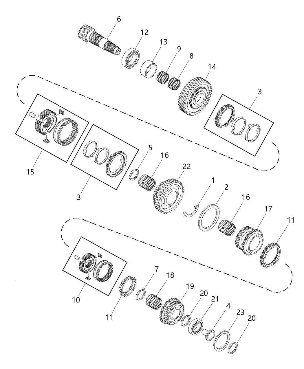 Mopar 68095157AA Plug-Input And Output Shaft