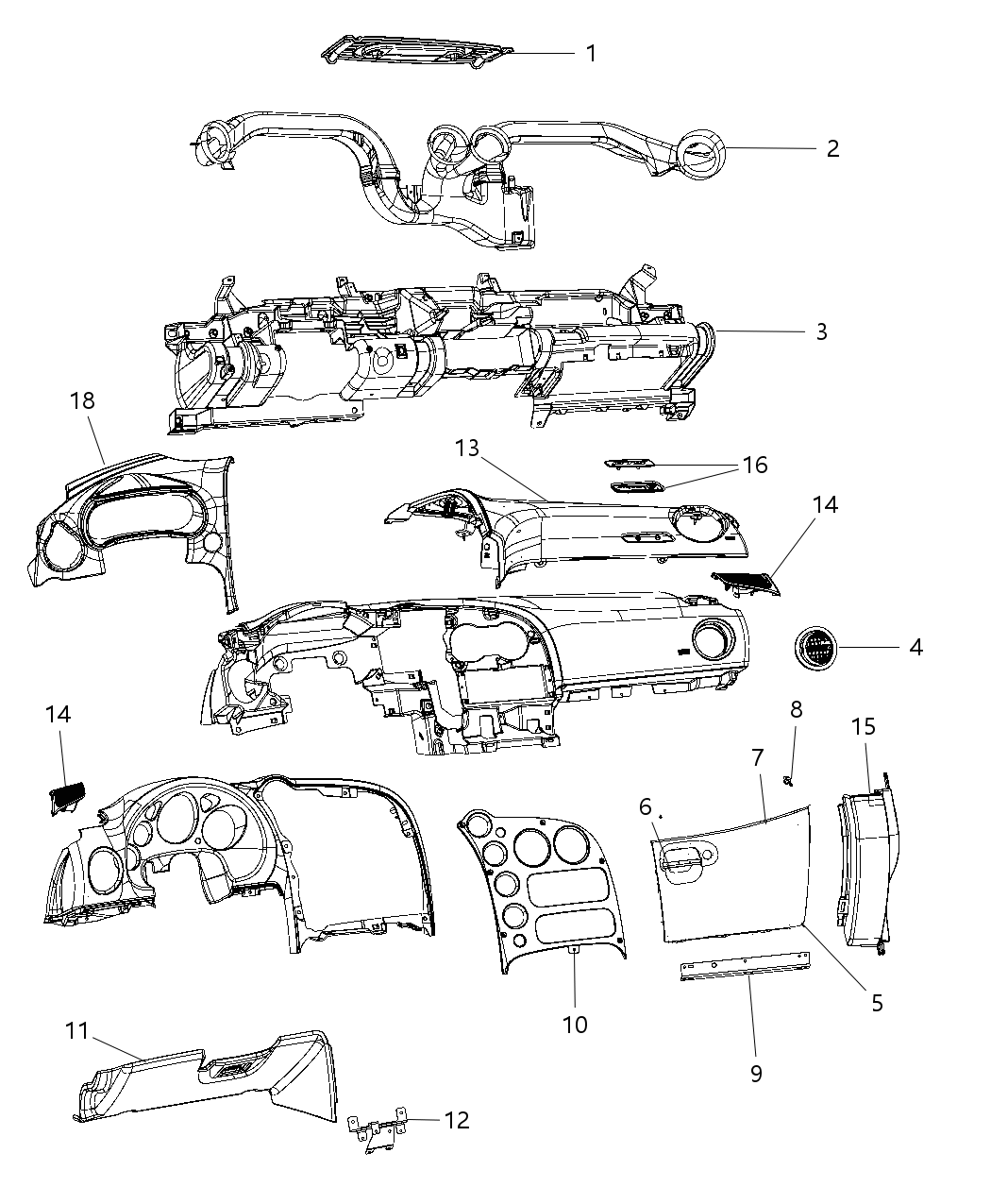 Mopar 68203523AA Nameplate