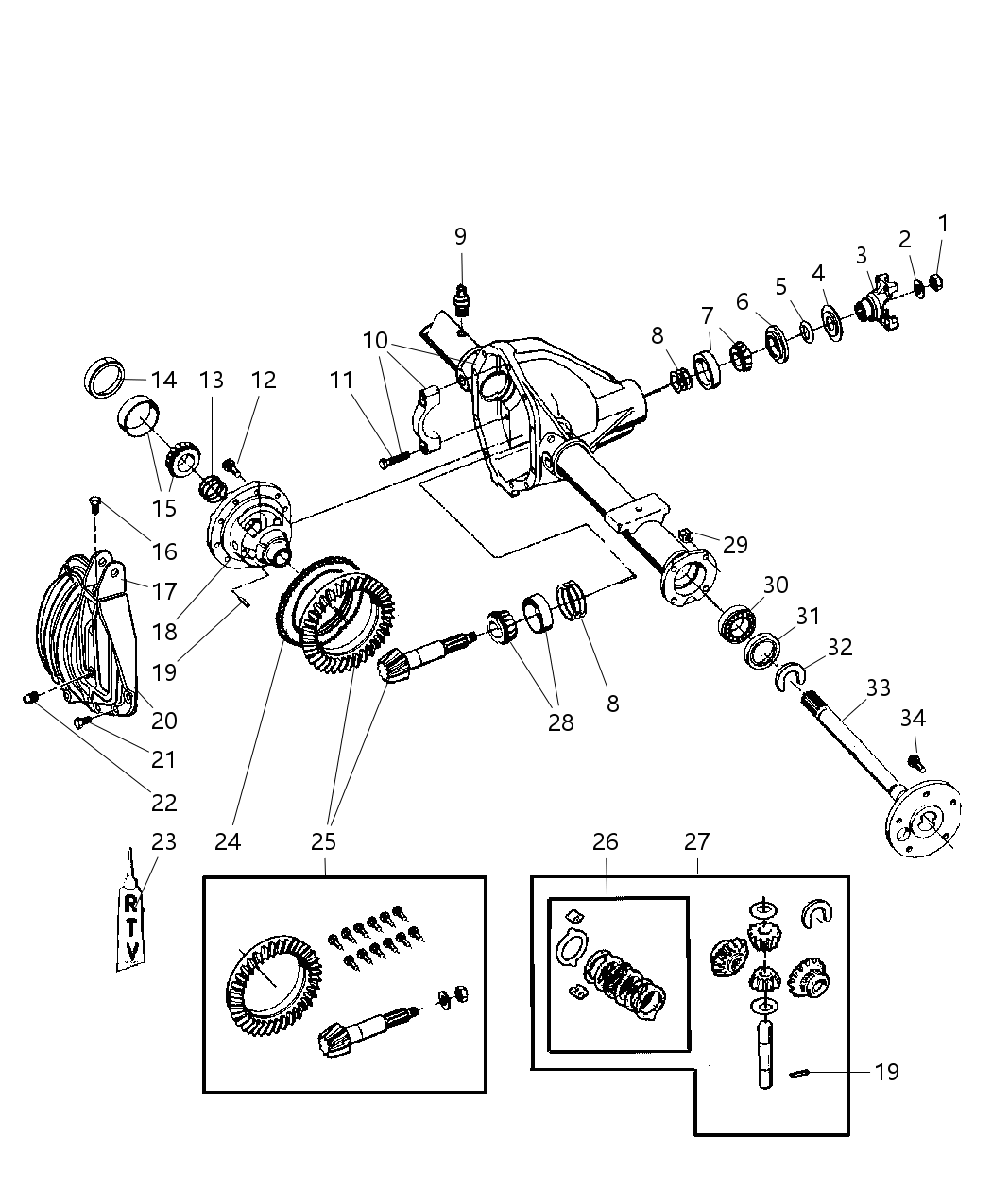 Mopar 5137574AA Diff Case-Differential